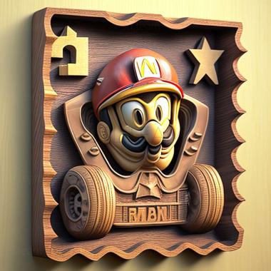 3D model Mario Kart Tour game (STL)